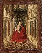 EYCK, Jan van Small Triptych (central panel) ssf oil painting on canvas